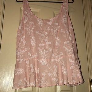 Old Navy peplum top, size M